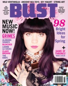 Bust magazine cover